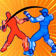 Взломанная Draw 4 Battle: Aim N Fight (Драв 4 Баттл)  [МОД Mega Pack] - полная версия apk на Андроид