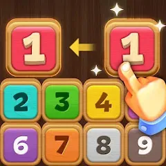 Скачать взломанную Merge Wood: Block Puzzle (Мерж Вуд)  [МОД Menu] - стабильная версия apk на Андроид