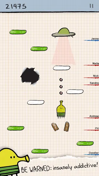 Doodle Jump (Дудл Джамп)  [МОД Все открыто] Screenshot 1