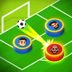 Взломанная Super Soccer 3v3 (Online) (упер футбол 3 на 3)  [МОД Unlimited Money] - полная версия apk на Андроид