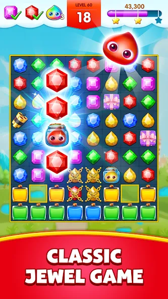 Jewels Legend - Match 3 Puzzle (Джуэл Легенд)  [МОД Много монет] Screenshot 1