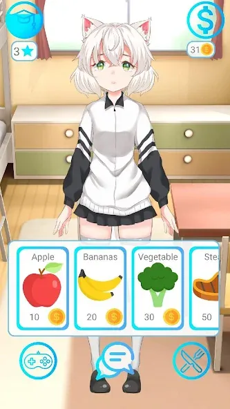 My anime girl 2 (Май аниме грл 2)  [МОД Menu] Screenshot 2