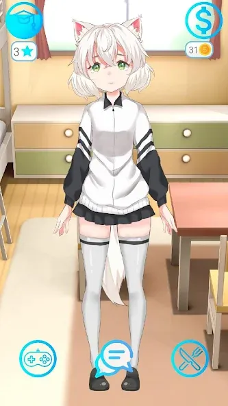 My anime girl 2 (Май аниме грл 2)  [МОД Menu] Screenshot 5