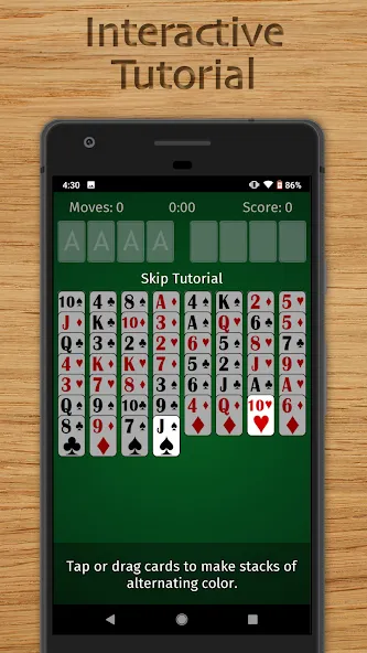 FreeCell Solitaire Classic (Фрисел Солитер Классик)  [МОД Много монет] Screenshot 5