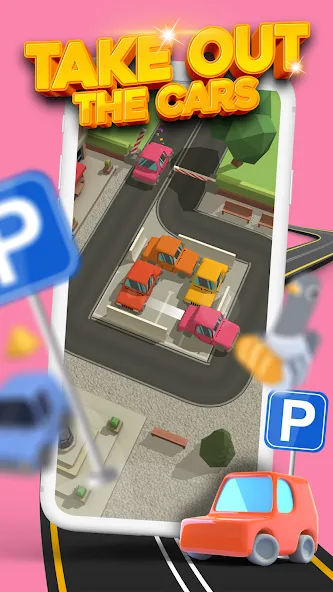 Parking Jam 3D (Парковочный затор 3D)  [МОД Unlimited Money] Screenshot 1