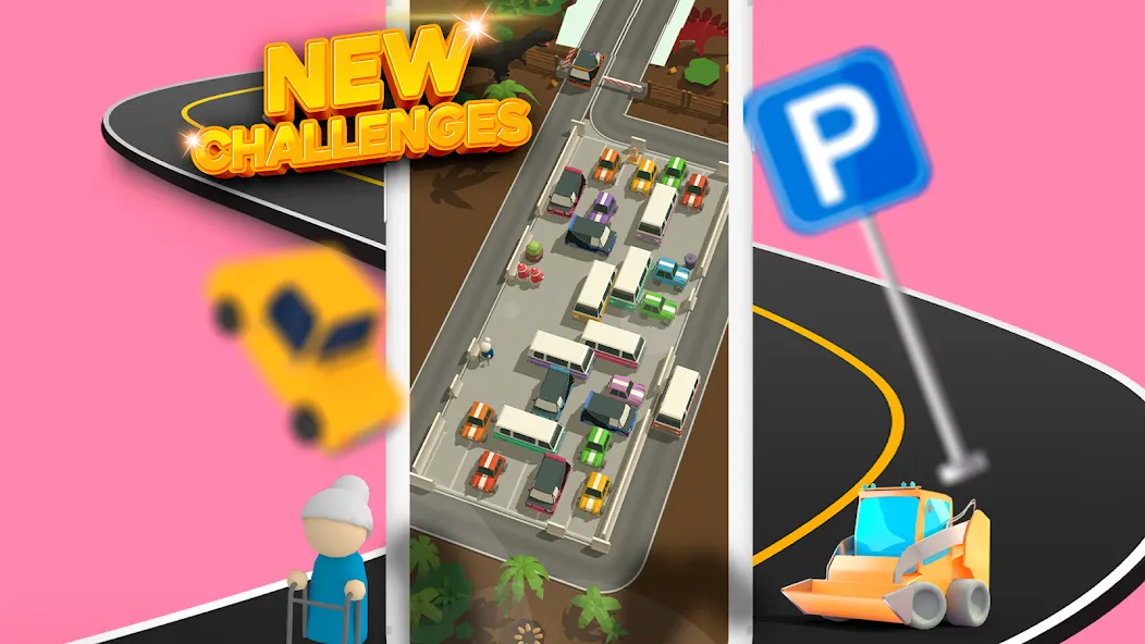 Parking Jam 3D (Парковочный затор 3D)  [МОД Unlimited Money] Screenshot 4