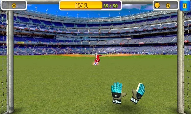 Super Goalkeeper - Soccer Game (упер Вратарь)  [МОД Бесконечные монеты] Screenshot 3