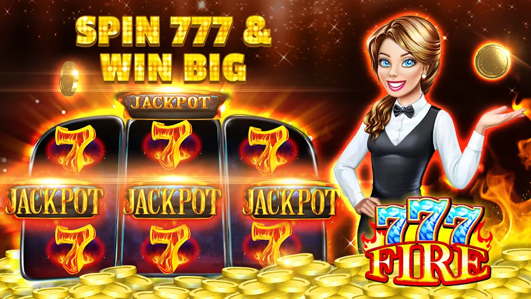 OMG! Fortune Casino Slot Games  [МОД Бесконечные монеты] Screenshot 4