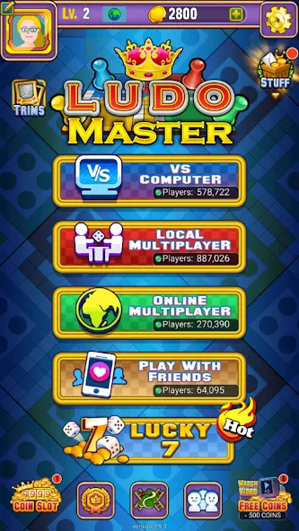 Ludo Master™ - Ludo Board Game (Лудо Мастер)  [МОД Бесконечные деньги] Screenshot 4