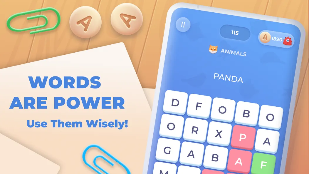 Word Wheel - Word Search  [МОД Бесконечные монеты] Screenshot 5