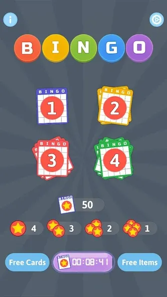 Bingo Mania - Light Bingo Game (Бинго Мания)  [МОД Бесконечные монеты] Screenshot 2