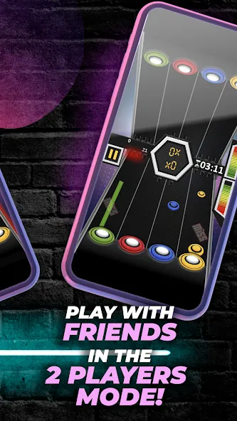 Guitar Hero Game: EDM Music (ЭДМ)  [МОД Бесконечные деньги] Screenshot 4