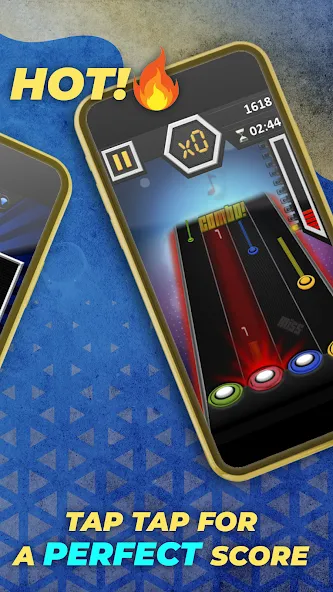 Guitar Hero Mobile: Music Game (Гитар Хиро Мобайл)  [МОД Бесконечные деньги] Screenshot 3