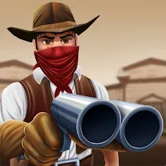 Взломанная West Cowboy Western Polygon  [МОД Unlocked] - стабильная версия apk на Андроид