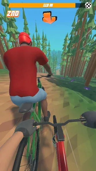 Bike Hill 3D (Байк Хилл 3Д)  [МОД Mega Pack] Screenshot 1