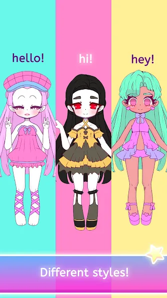 Mimistar dress up chibi doll (Министар)  [МОД Mega Pack] Screenshot 2