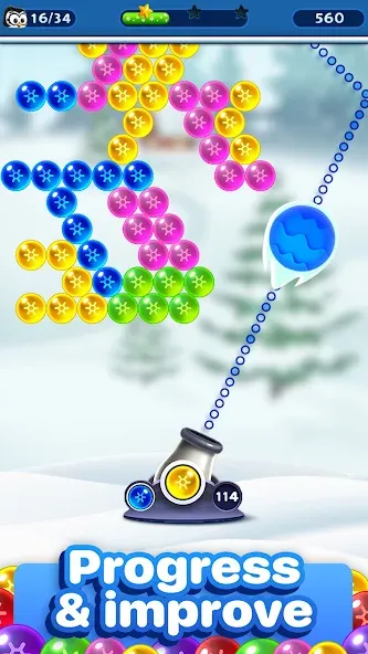 Bubble Pop Games: Shooter Cash  [МОД Бесконечные деньги] Screenshot 2