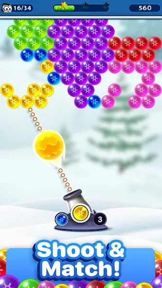 Bubble Pop Games: Shooter Cash  [МОД Бесконечные деньги] Screenshot 3