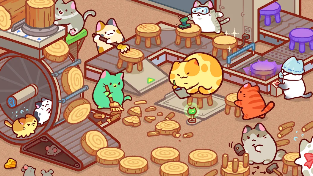 Kitty Cat Tycoon (Китти Кэт Тайкун)  [МОД Меню] Screenshot 1