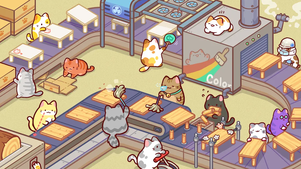 Kitty Cat Tycoon (Китти Кэт Тайкун)  [МОД Меню] Screenshot 4