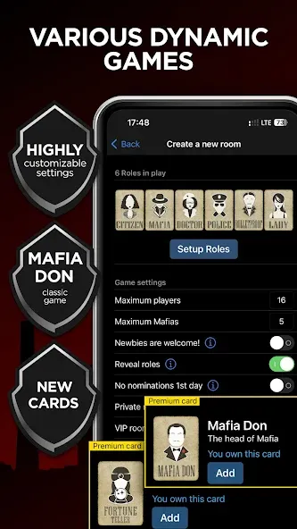 Mafia Online With Video Chat  [МОД Unlocked] Screenshot 4