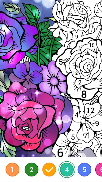 Magic Paint: Color by number (Магик Пейнт)  [МОД Unlocked] Screenshot 2