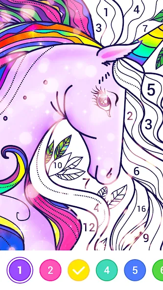 Magic Paint: Color by number (Магик Пейнт)  [МОД Unlocked] Screenshot 5