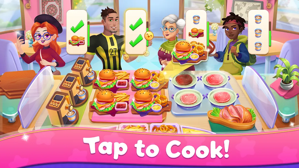 Mom's Kitchen : Cooking Games  [МОД Бесконечные деньги] Screenshot 3