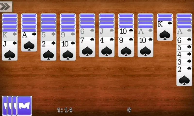 Spider Solitaire  [МОД Бесконечные деньги] Screenshot 2