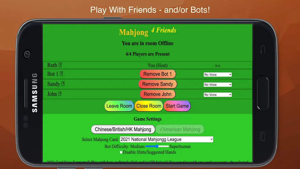 Mahjong 4 Friends (Маджонг 4 Друзей)  [МОД Все открыто] Screenshot 2