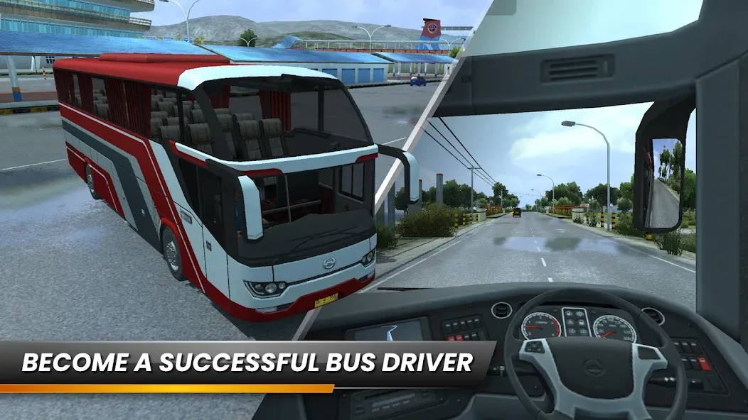 Bus Simulator Indonesia (Бус Симулятор Индонезия)  [МОД Бесконечные монеты] Screenshot 1