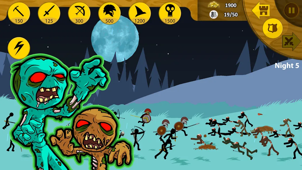 Stick War: Legacy (Стик Вар)  [МОД Бесконечные деньги] Screenshot 2