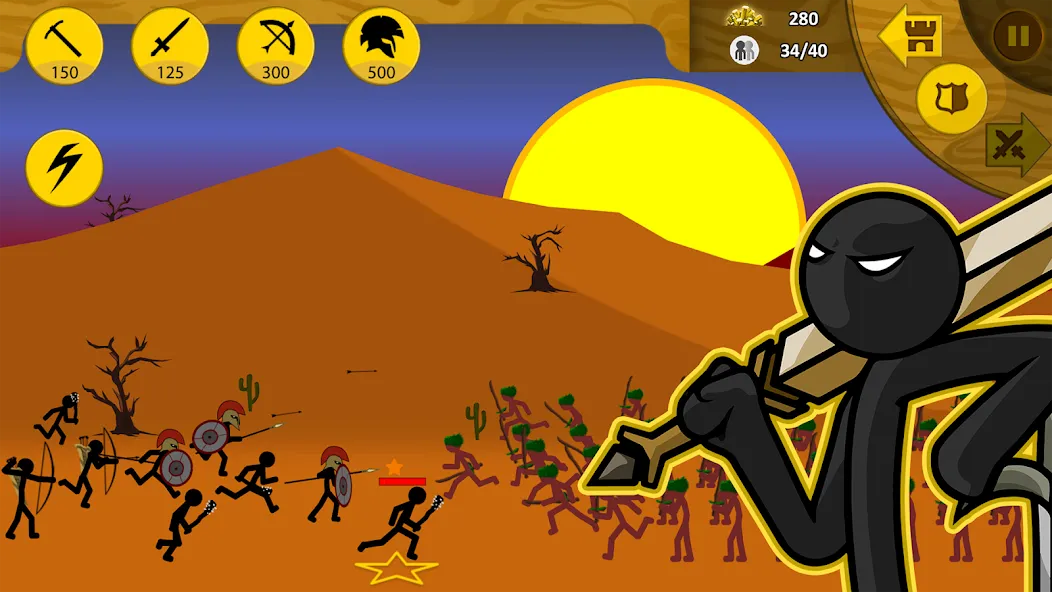 Stick War: Legacy (Стик Вар)  [МОД Бесконечные деньги] Screenshot 4