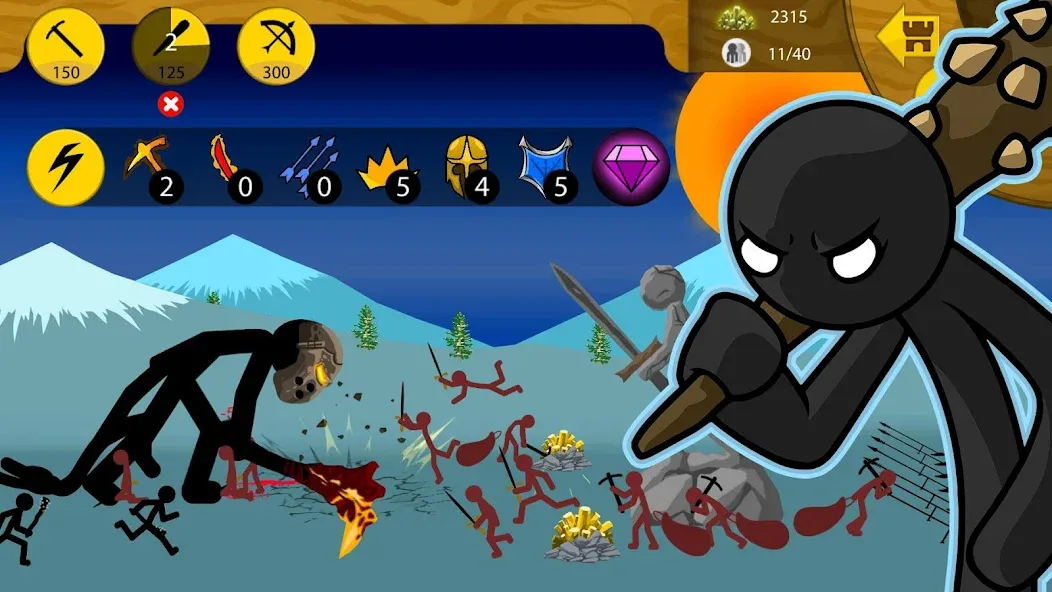 Stick War: Legacy (Стик Вар)  [МОД Бесконечные деньги] Screenshot 5