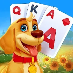 Взломанная Solitaire Farm Adventure (Солитер)  [МОД Все открыто] - полная версия apk на Андроид