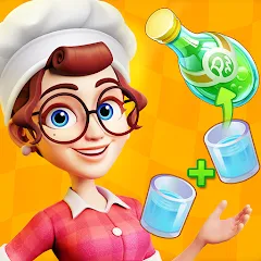 Скачать взлом Merge Cooking:Theme Restaurant  [МОД Menu] - полная версия apk на Андроид