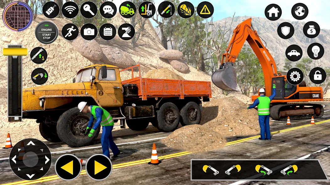 Construction Excavator Game 3D  [МОД Бесконечные деньги] Screenshot 2