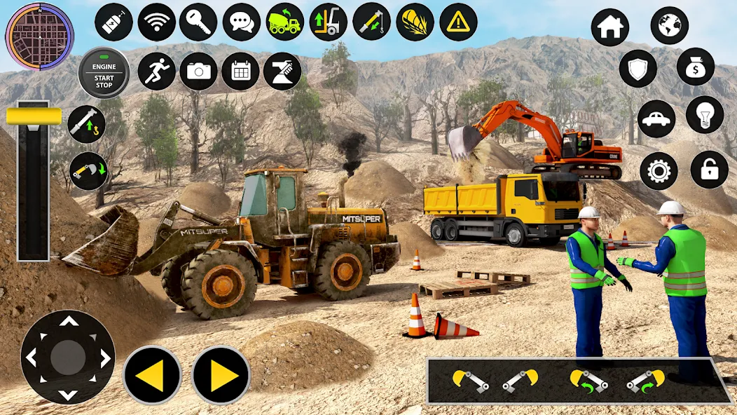 Construction Excavator Game 3D  [МОД Бесконечные деньги] Screenshot 5