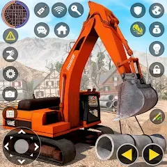 Взлом Construction Excavator Game 3D  [МОД Бесконечные деньги] - полная версия apk на Андроид