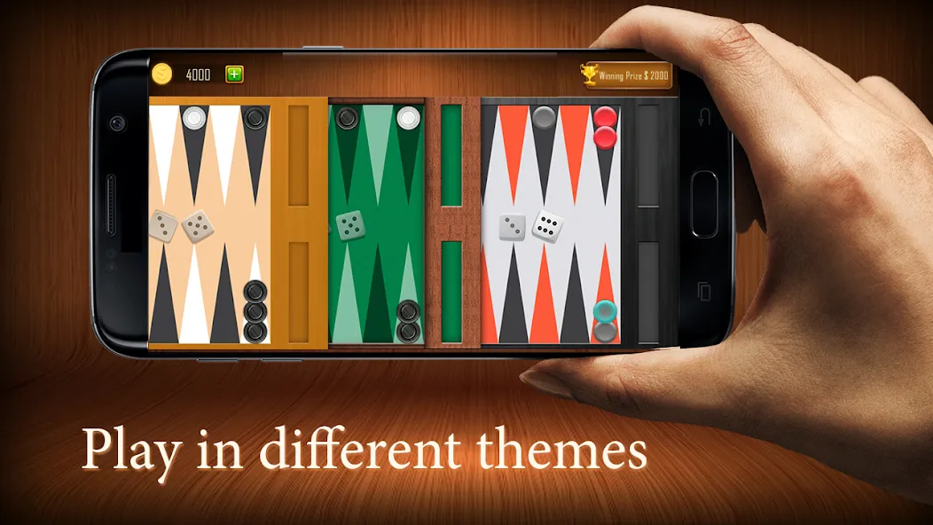 Backgammon board game - Tavla  [МОД Много монет] Screenshot 2