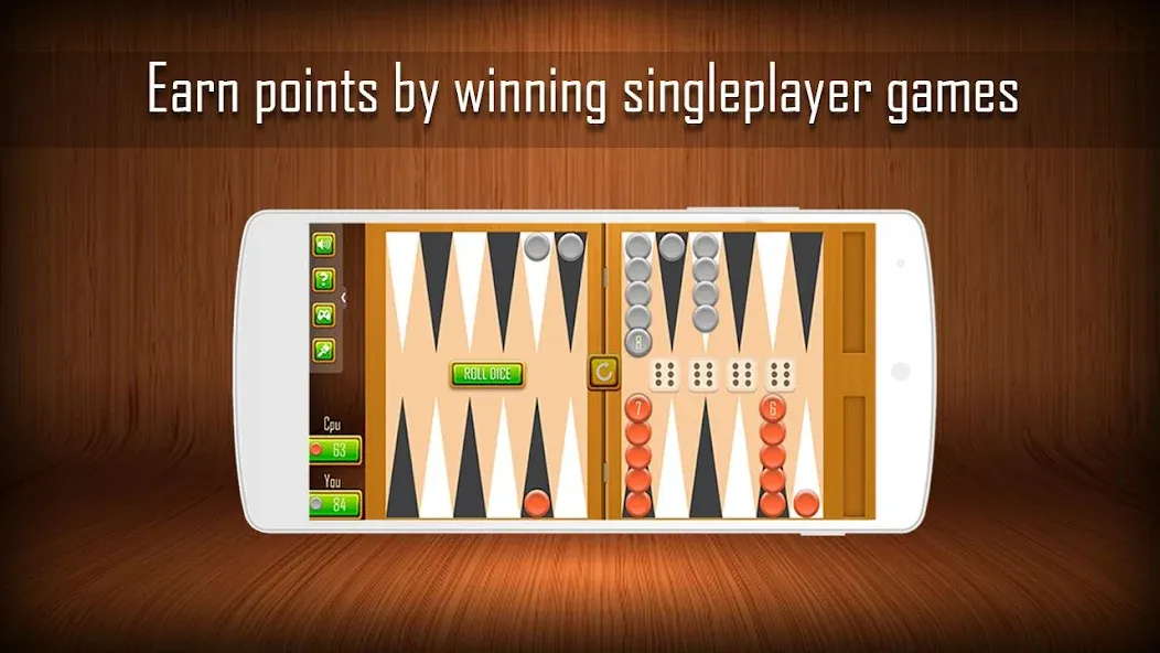 Backgammon board game - Tavla  [МОД Много монет] Screenshot 5