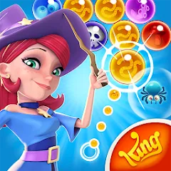 Скачать взломанную Bubble Witch 2 Saga (Бабл Витч 2 Сага)  [МОД Бесконечные деньги] - последняя версия apk на Андроид