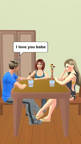 Couple Life 3D (Супл Лайф 3Д)  [МОД Бесконечные деньги] Screenshot 5