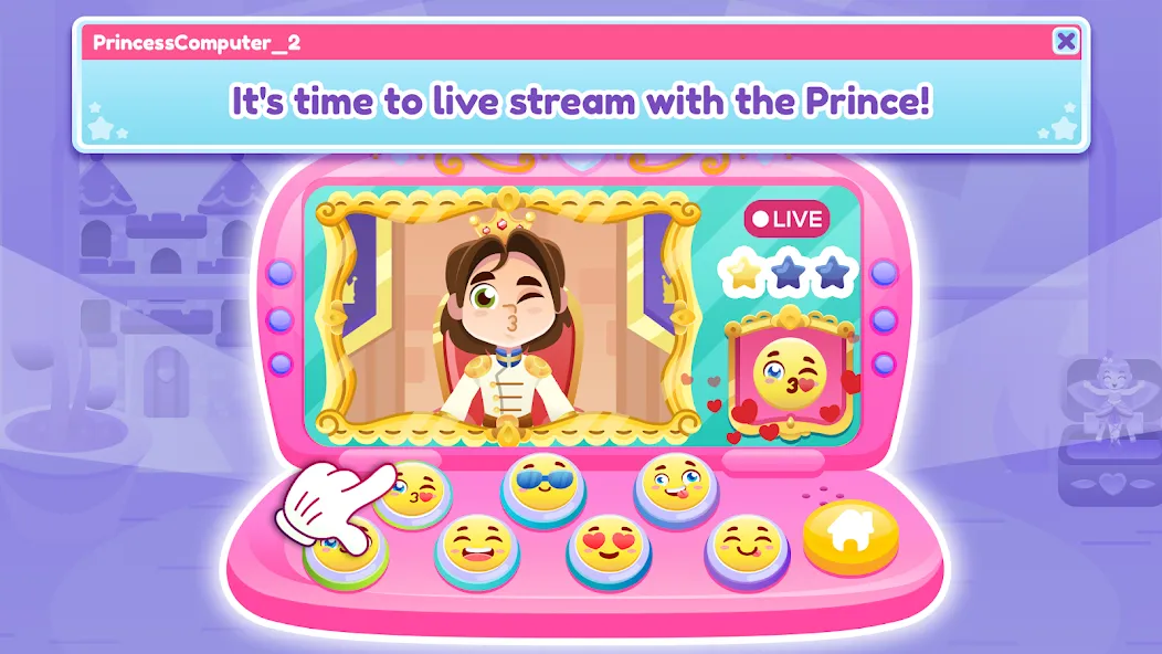 Princess Computer 2 Girl Games  [МОД Menu] Screenshot 3