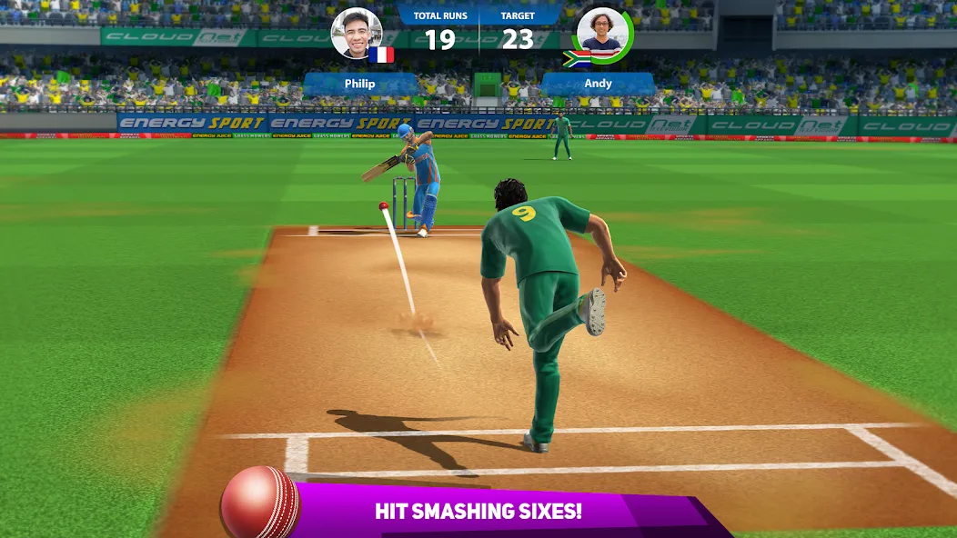 Cricket League (Крикет Лига)  [МОД Много денег] Screenshot 2