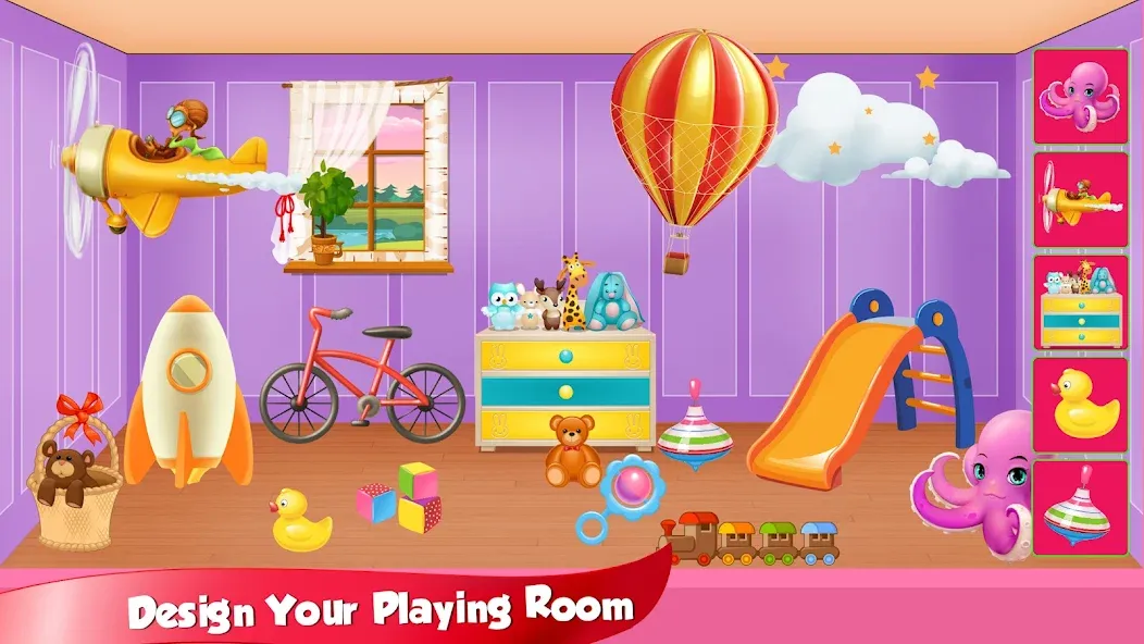 Girl Doll House Design & Clean  [МОД Много монет] Screenshot 3