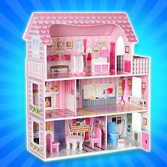 Взлом Girl Doll House Design & Clean  [МОД Много монет] - полная версия apk на Андроид