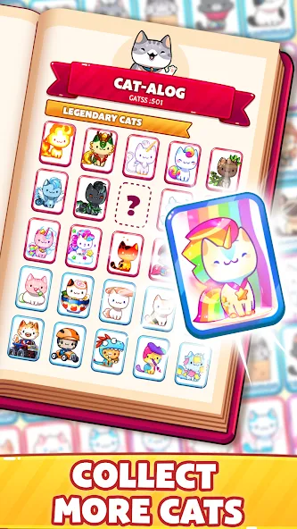 Cat Game - The Cats Collector!  [МОД Много денег] Screenshot 4