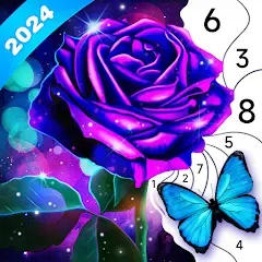 Скачать взломанную Fancy Color - Paint By Number (Фэнси Колор)  [МОД Menu] - стабильная версия apk на Андроид