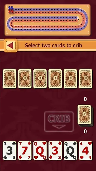 Cribbage (Криббидж)  [МОД Menu] Screenshot 1